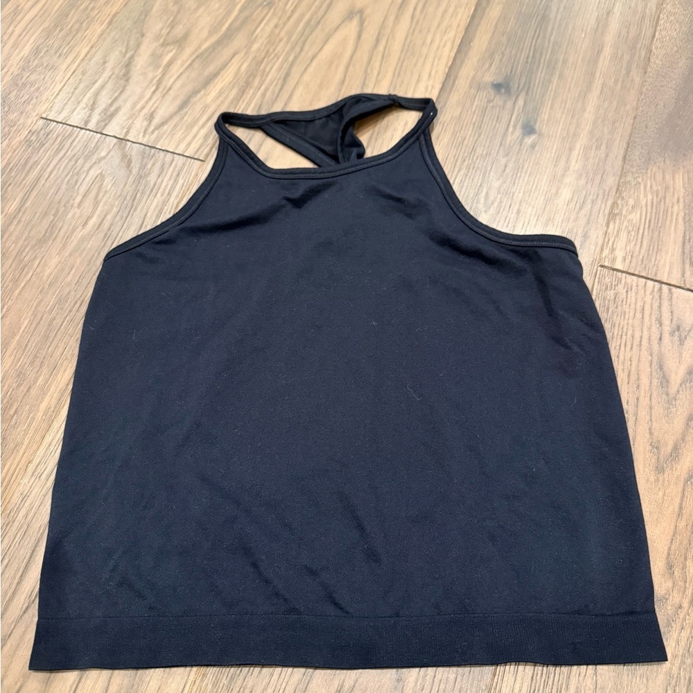 Athleta Girl Black Tank Top Girls M 8/10 NWOT